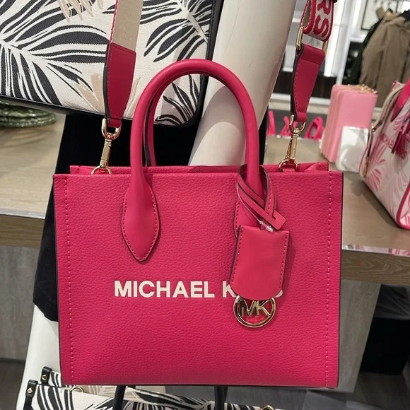 MICHAEL KORS
Mirella Small Pebbled Leather Crossbody Bag Tote
Electric Pink
NWT - Picture 3 of 16